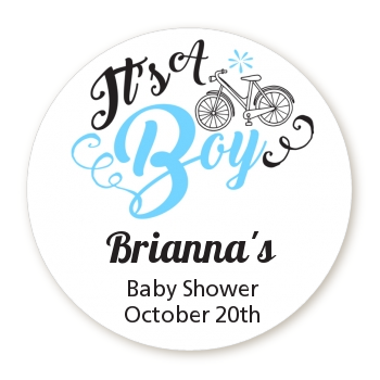 It's A Boy Personalized sticker labels | It's A Boy Baby Shower sticker ...