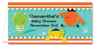 Little Monster - Personalized Baby Shower Place Cards