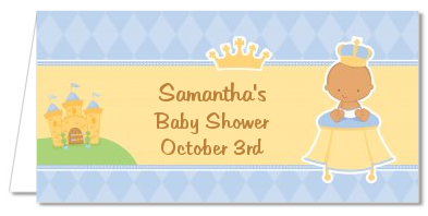 Little Prince Hispanic - Personalized Baby Shower Place Cards