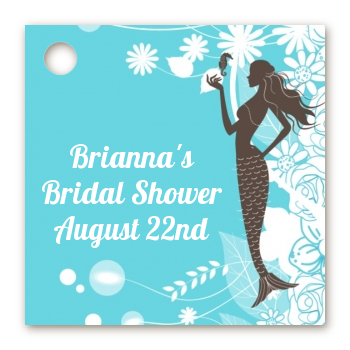 Mermaid - Personalized Bridal Shower Card Stock Favor Tags