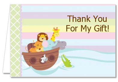 Noah's Ark - Baby Shower Thank You Cards