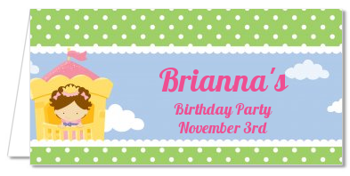 Princess in Tower - Personalized Birthday Party Place Cards