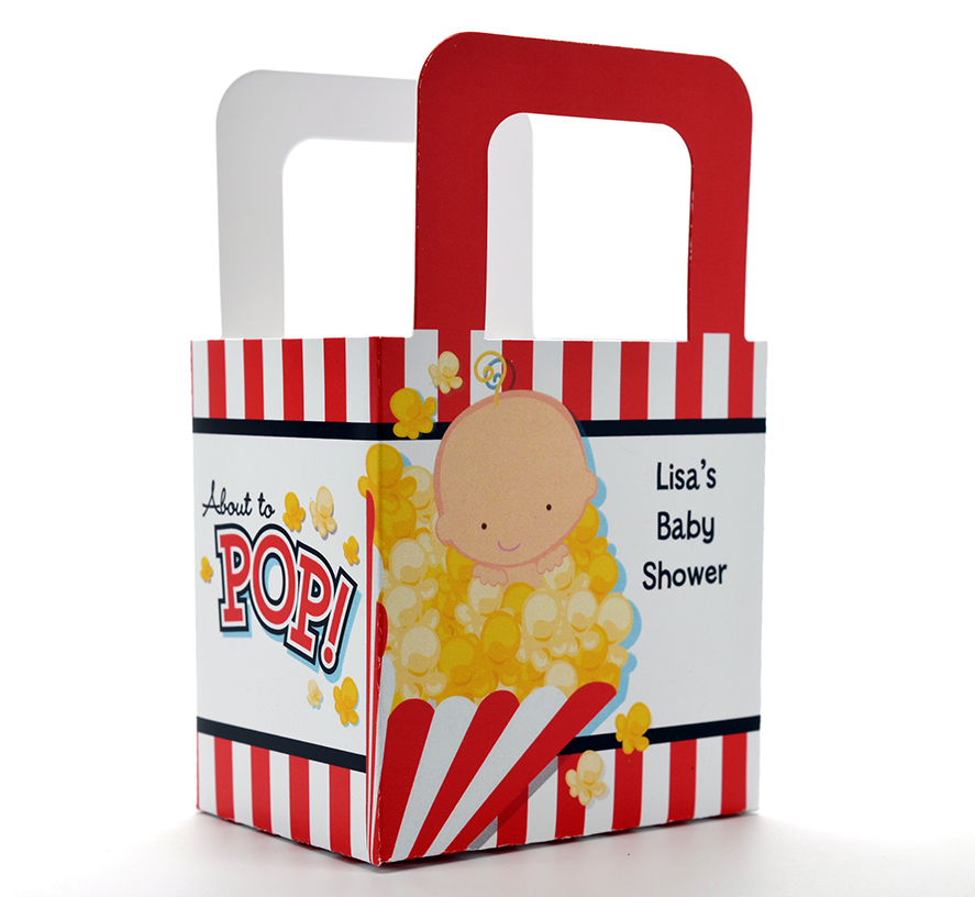  About To Pop &reg; - Personalized Baby Shower Favor Boxes 