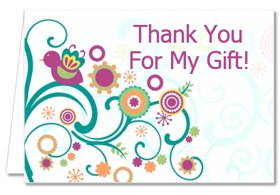 Baby Sprinkle - Baby Shower Thank You Cards