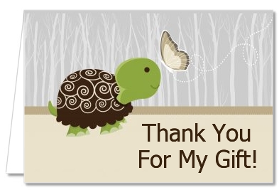 Baby Turtle Neutral - Baby Shower Thank You Cards