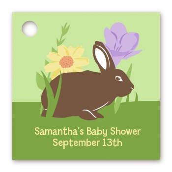 Bunny - Personalized Baby Shower Card Stock Favor Tags