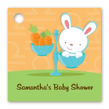 Bunny | Libra Horoscope - Personalized Baby Shower Card Stock Favor Tags
