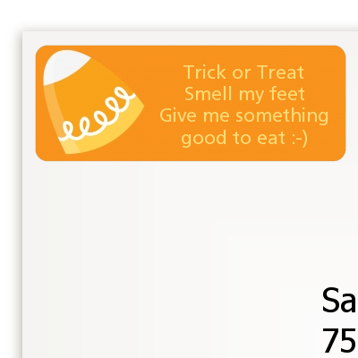 Candy Corn - Halloween Return Address Labels