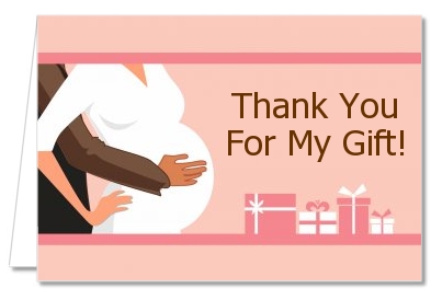  Couple Expecting - Baby Shower Thank You Cards Couple Blue