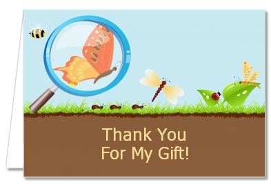 Critters Bugs & Insects - Baby Shower Thank You Cards