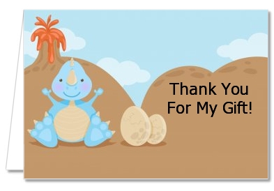 Dinosaur Baby Boy - Baby Shower Thank You Cards
