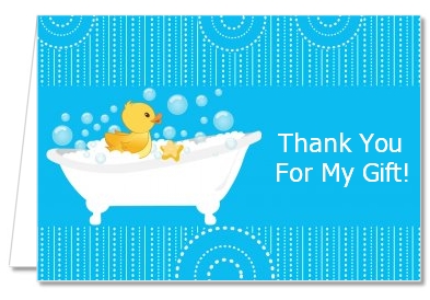 Duck - Baby Shower Thank You Cards