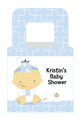 Little Doctor On The Way - Personalized Baby Shower Favor Boxes Caucasian