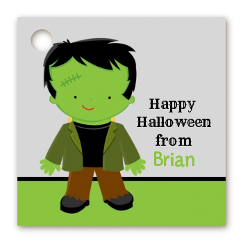 Frankenstein - Personalized Halloween Card Stock Favor Tags