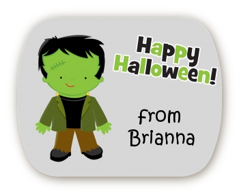 Frankenstein - Personalized Halloween Rounded Corner Stickers