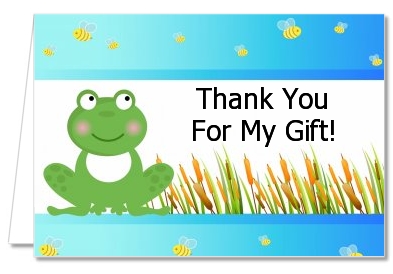 Froggy - Baby Shower Thank You Cards