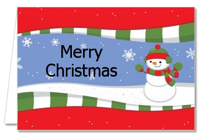 Frosty the Snowman - Christmas Thank You Cards