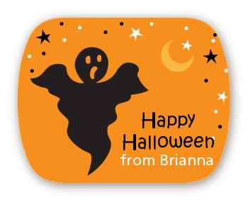 Ghost - Personalized Halloween Rounded Corner Stickers
