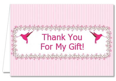 Hummingbird - Baby Shower Thank You Cards
