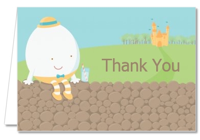 Humpty Dumpty - Baby Shower Thank You Cards