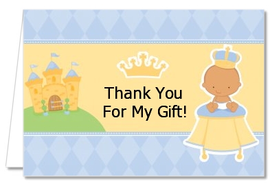 Little Prince Hispanic - Baby Shower Thank You Cards