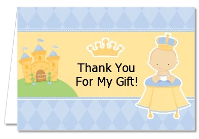 Little Prince - Baby Shower Thank You Cards
