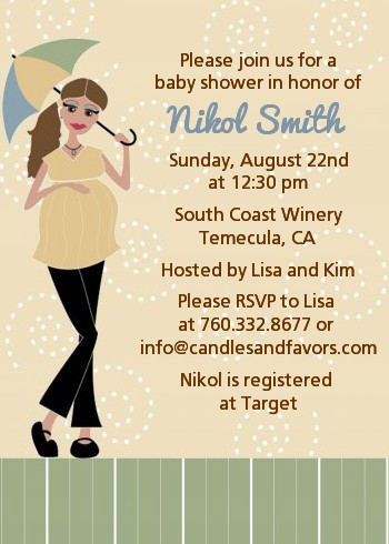 Mod Mom - Baby Shower Invitations