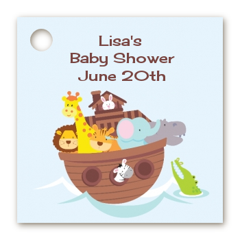 Noah's Ark - Personalized Baby Shower Card Stock Favor Tags