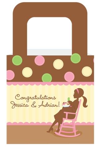 Pickles & Ice Cream - Personalized Baby Shower Favor Boxes