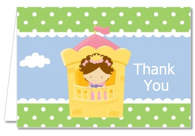 Princess in Tower - Birthday Party Thank You Cards