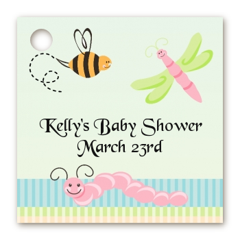 Snug As a Bug - Personalized Baby Shower Card Stock Favor Tags