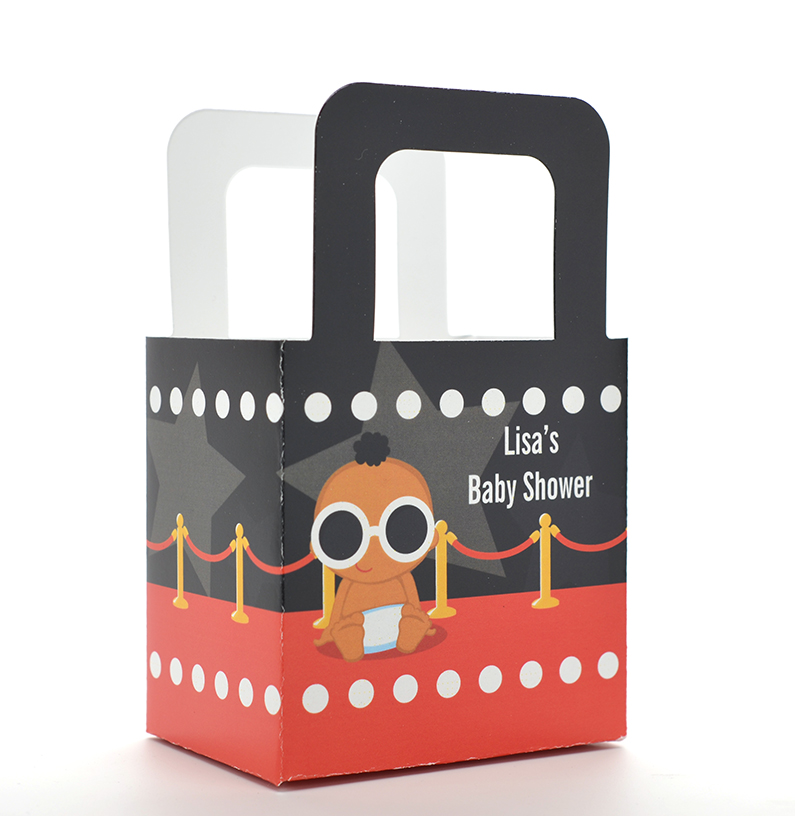  A Star Is Born!® Hollywood - Personalized Baby Shower Favor Boxes 