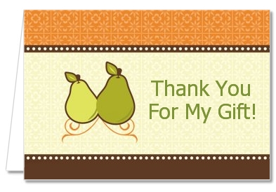 The Perfect Pair - Bridal Shower Thank You Cards