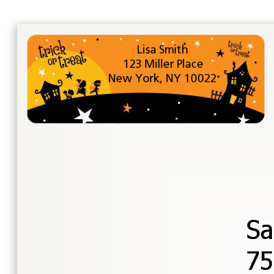 Trick or Treat - Halloween Return Address Labels