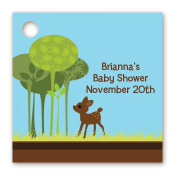 Woodland Forest - Personalized Baby Shower Card Stock Favor Tags