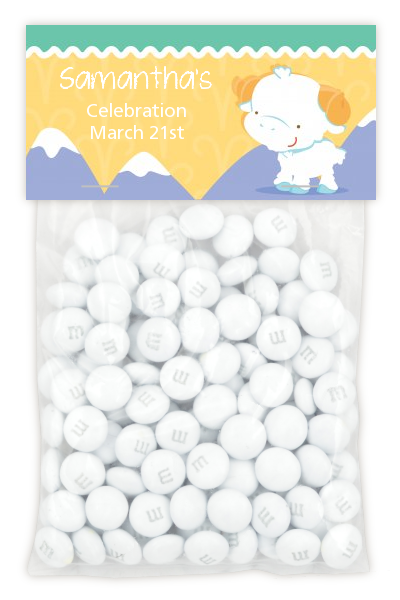 Ram | Aries Horoscope - Custom Baby Shower Treat Bag Topper