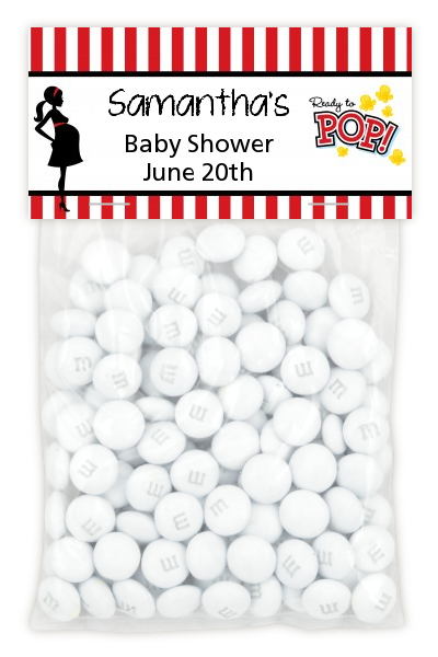 Ready To Pop ® - Custom Baby Shower Treat Bag Topper