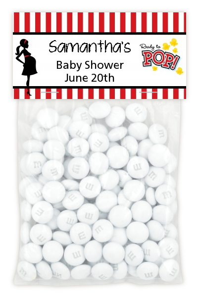 Ready To Pop - Custom Baby Shower Treat Bag Topper