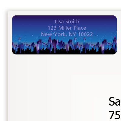 Sex in the City - Bridal Shower Return Address Labels