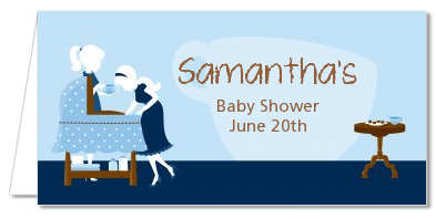 Sip and See It's a Boy - Personalized Baby Shower Place Cards