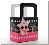 A Star Is Born!® Hollywood Black|Pink - Personalized Baby Shower Favor Boxes