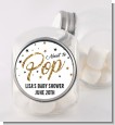 About To Pop Glitter - Personalized Baby Shower Candy Jar thumbnail