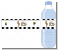 About To Pop Gold Glitter - Personalized Baby Shower Water Bottle Labels thumbnail