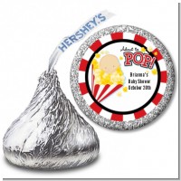 About To Pop - Hershey Kiss Baby Shower Sticker Labels