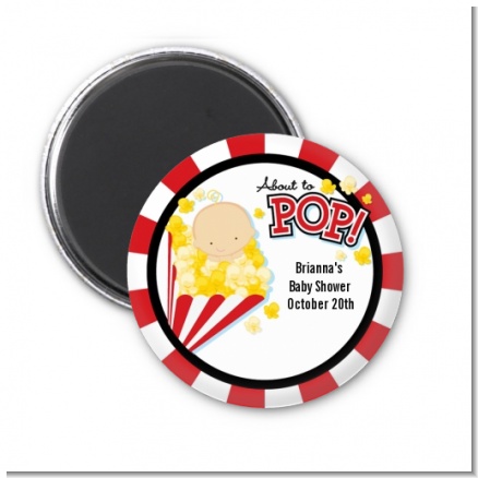 About To Pop ® - Personalized Baby Shower Magnet Favors
