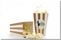 About To Pop Mommy Gold - Personalized Baby Shower Popcorn Boxes - Set of 12