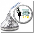 About To Pop Mommy - Hershey Kiss Baby Shower Sticker Labels thumbnail