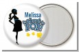 About To Pop Mommy Navy Blue - Personalized Baby Shower Pocket Mirror Favors thumbnail