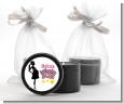 About to Pop Mommy Pink - Baby Shower Black Candle Tin Favors thumbnail