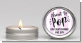 About To Pop Stripes - Baby Shower Candle Favors thumbnail